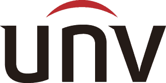logo UNV na tlačítku